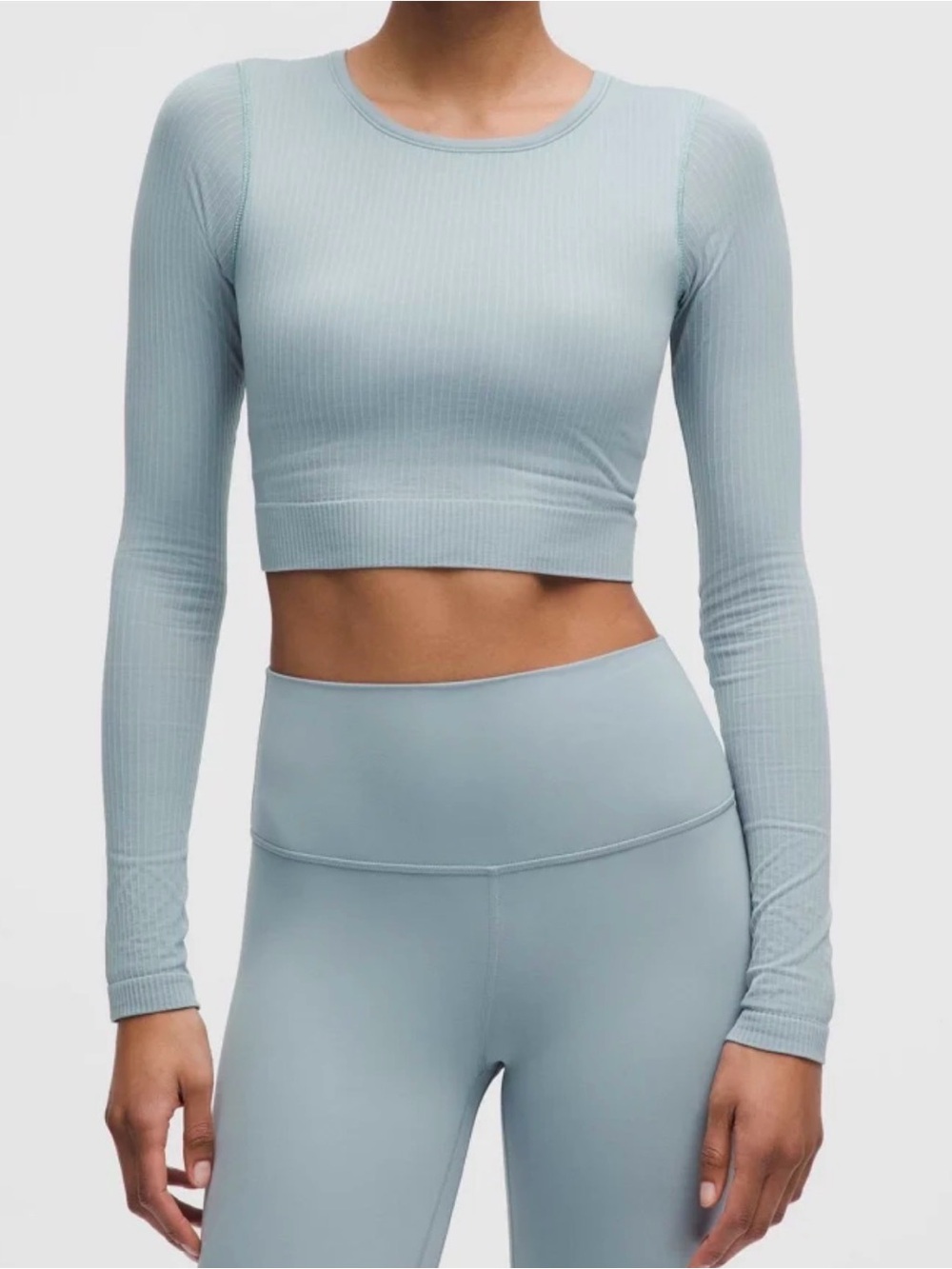 Lululemon Ebb to Street Long Sleeve Cropped